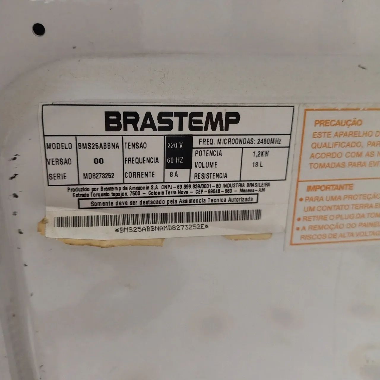 Microondas Brastemp 18L (Para reparo) - Leia a descrição - Foto 5