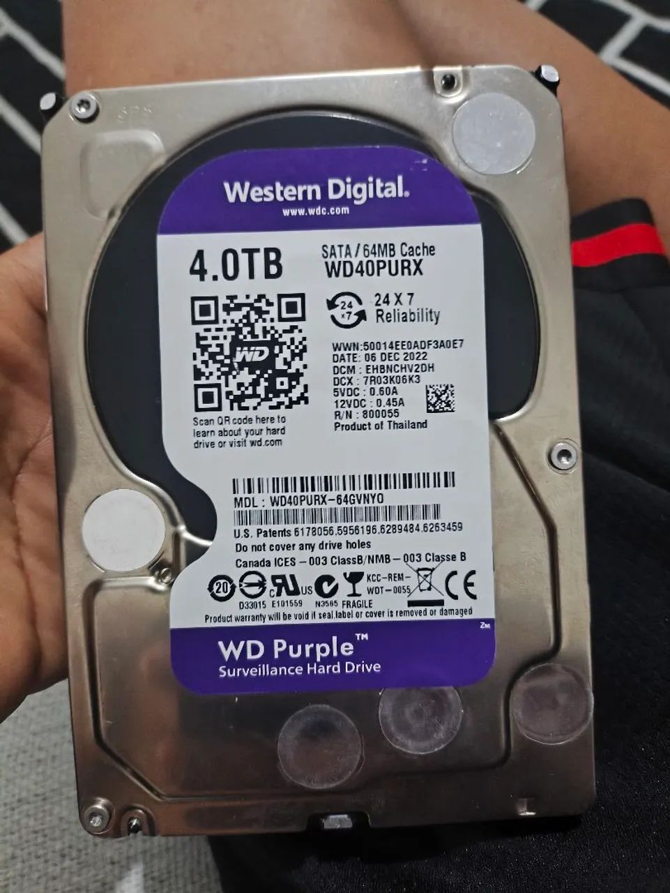 HD PURPLE 4 TERA - Armazenamento - Cajazeiras X, Salvador