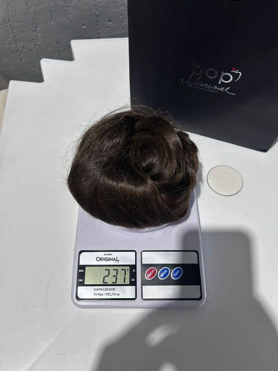 Vende-se cabelo virgem, ondulado e volumoso, 47 cm - Foto 2