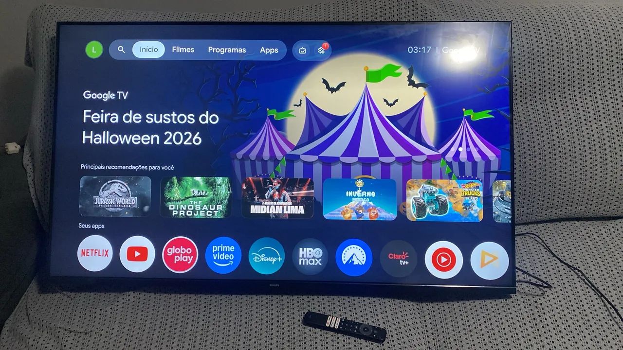 Televisão Philips 6 meses de uso