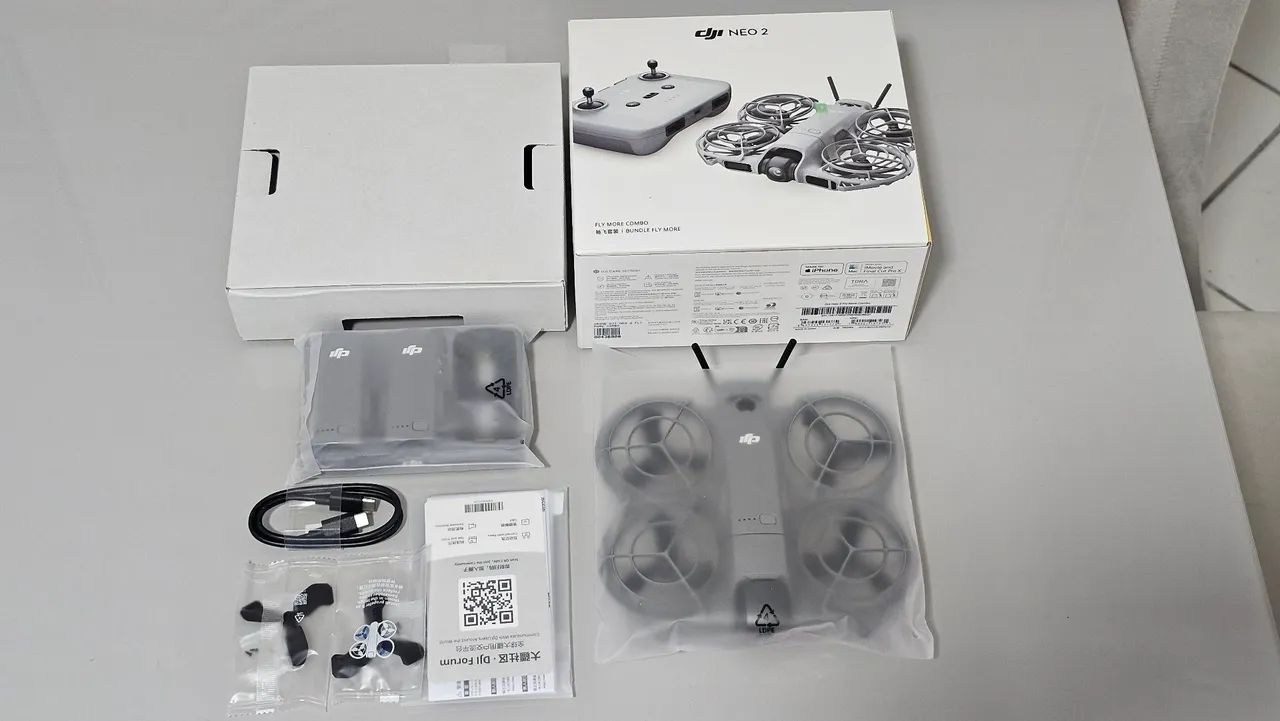 Dji neo 2 combo com transmissor, SEM controle.