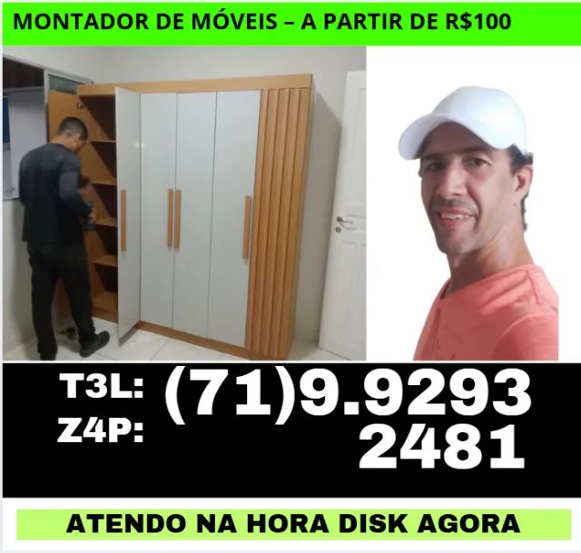 MONTADOR DE MÓVEIS - A PARTIR DE R$100 