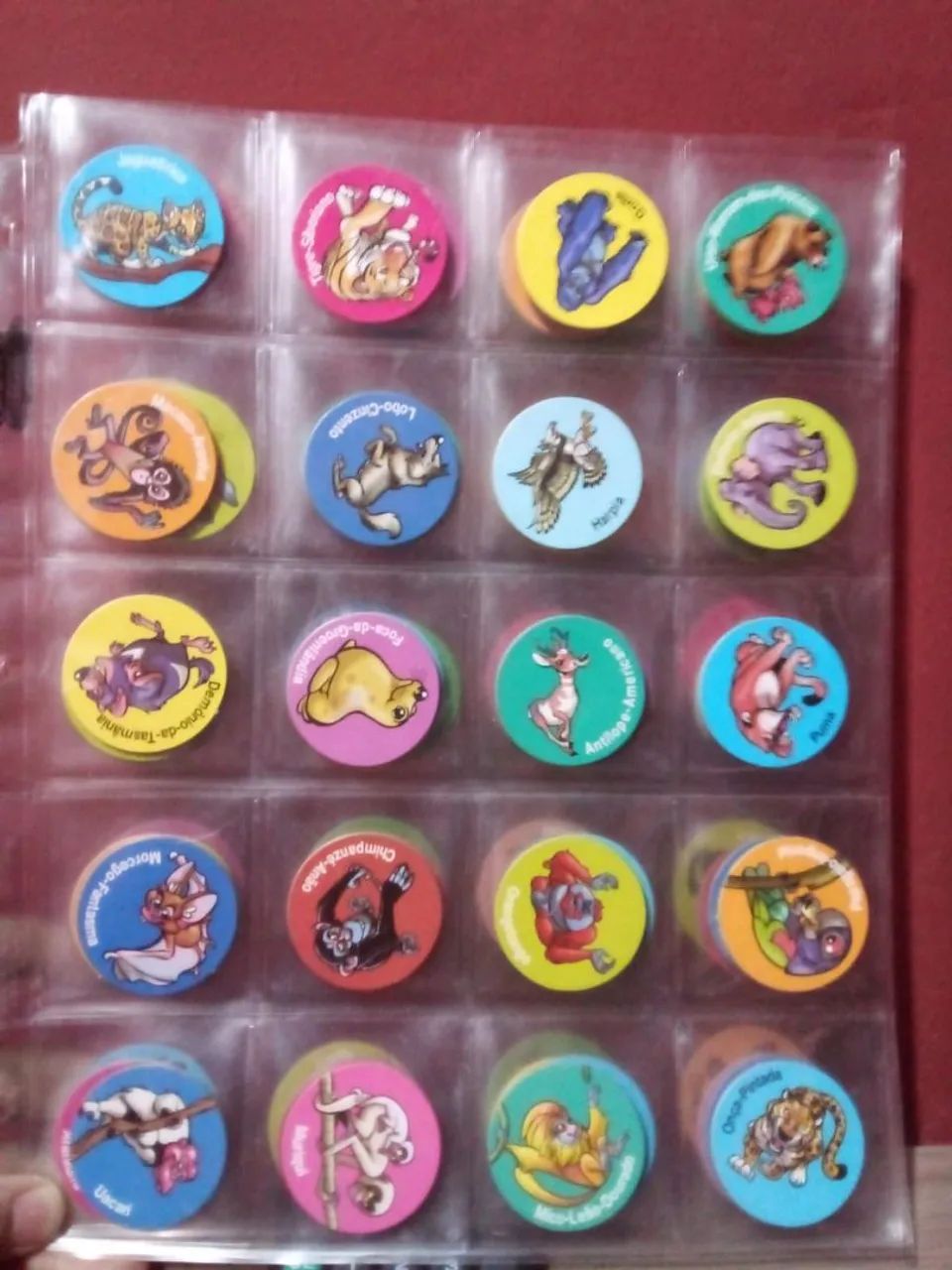 Coleção completa de tazos zaps animais em extinção - Hobbies e