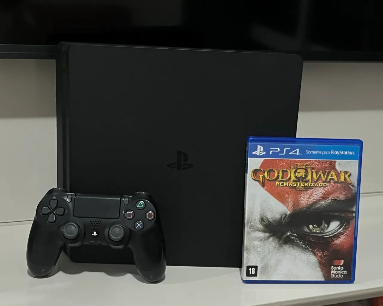PS4 Slim Impecável - Tudo Funcionando Perfeitamente