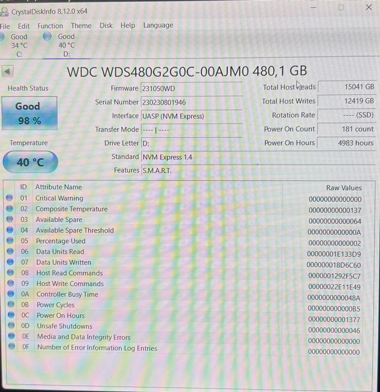 NVme WD Green 480GB  - Foto 4