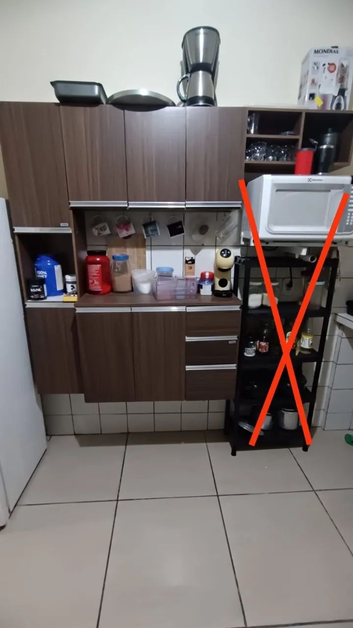 Armário de Cozinha Completo  MDF - Foto 2