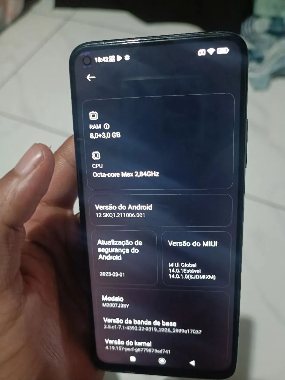 Mi 10t com caixa, carregador e capinha  - Foto 3