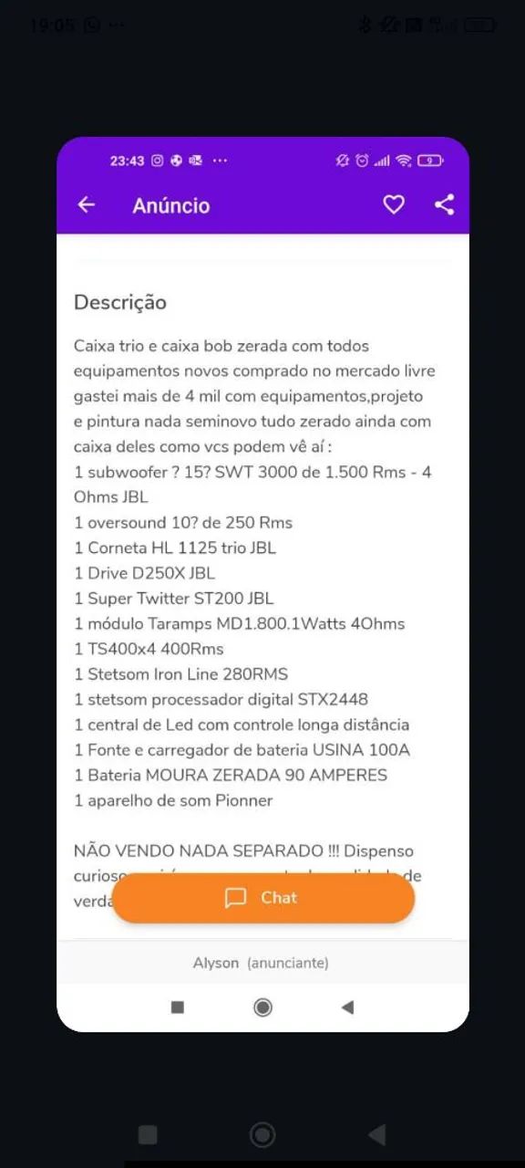 Caixa trio 15 - Foto 4