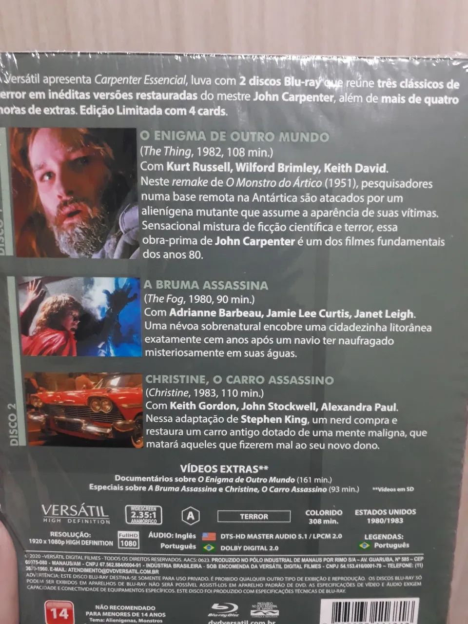 Box Blu-ray Carpenter Essencial Semi-Lacrado - Foto 3