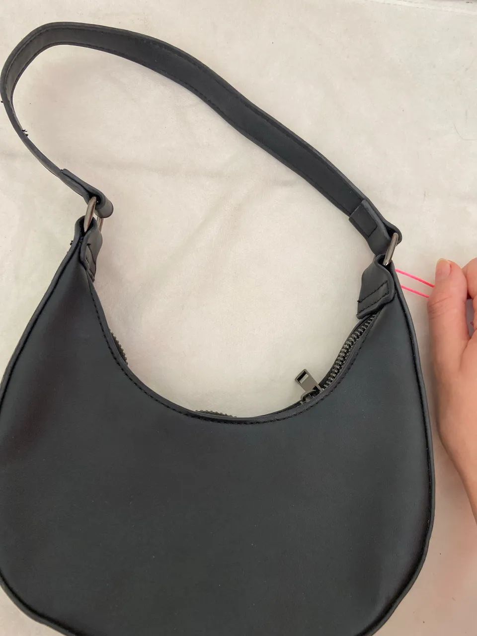 Bolsa preta de strass - Foto 2