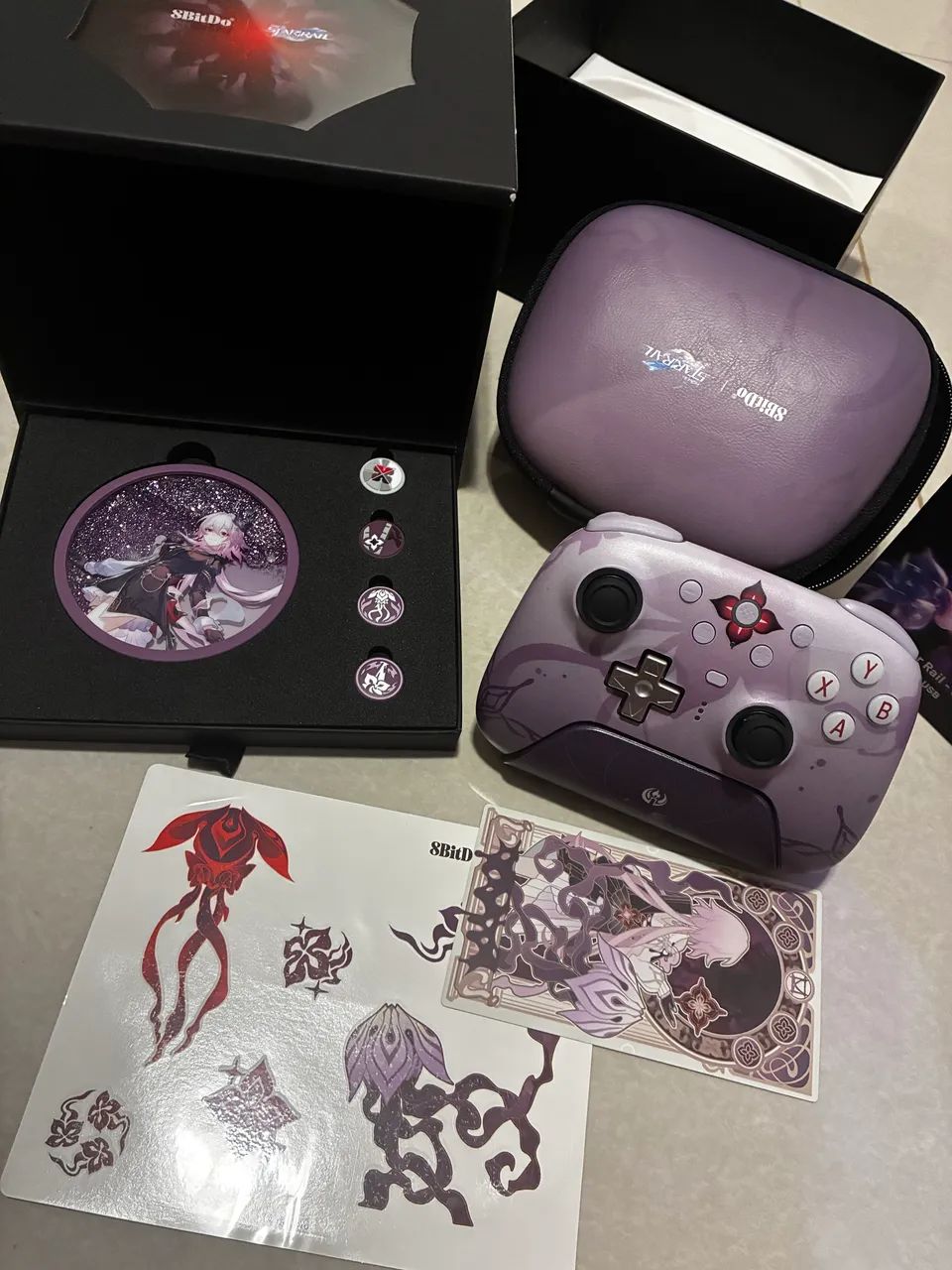 Controle 8bitdo Ultimate 2 Wireless Honkai Star - Evernight - Foto 4