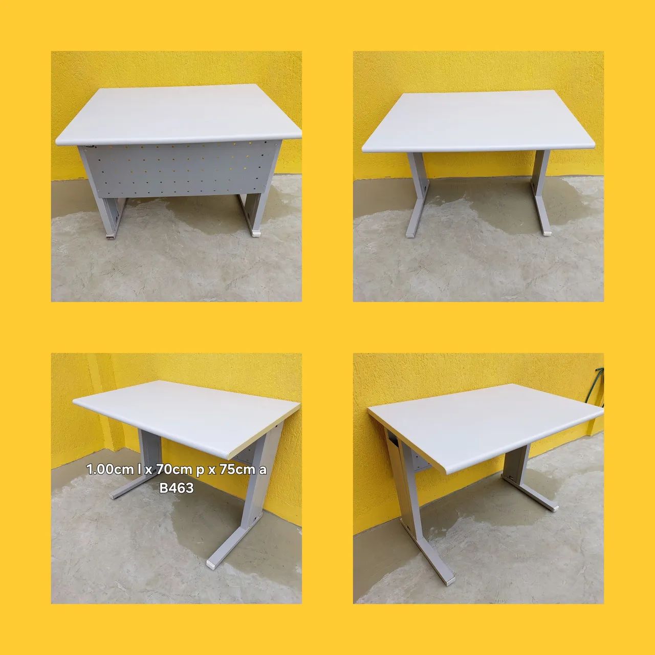 Mesa escritório 1.00x70cm compacta 