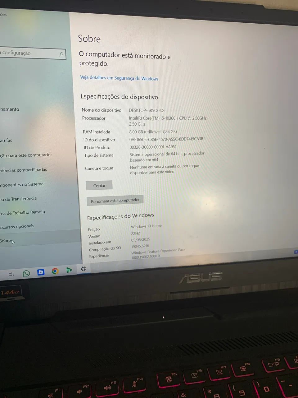 computador asus tuf gaming f15 - Foto 2