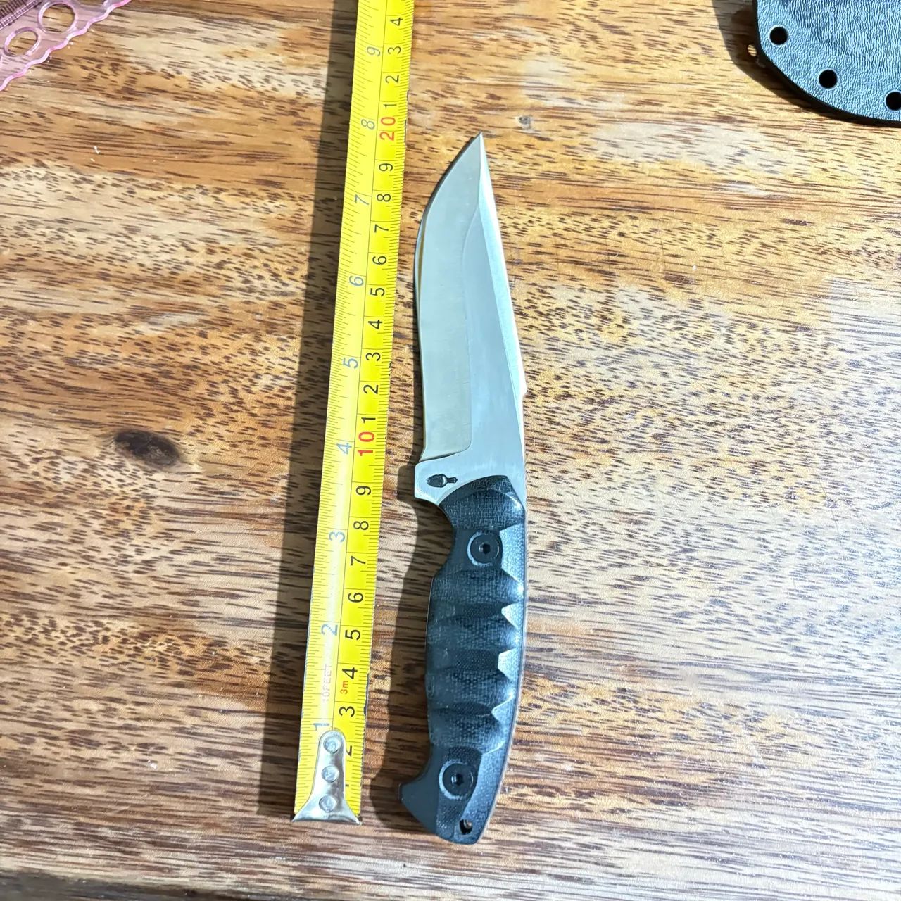 Faça inox n690 faca nova bainha kydex