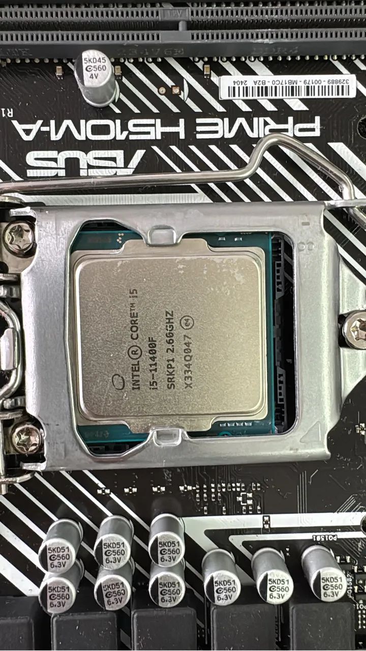 Placa mãe com processador I5 11 Geração 
