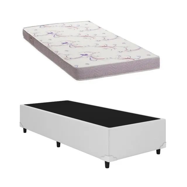 Cama Box Solteiro Blindado Colchão D20 Dream Soft 88x188 - Ortobom
