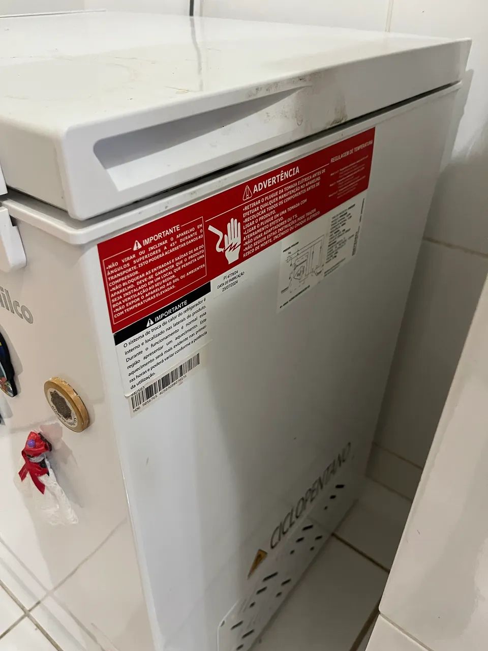 Freezer horizontal Philco