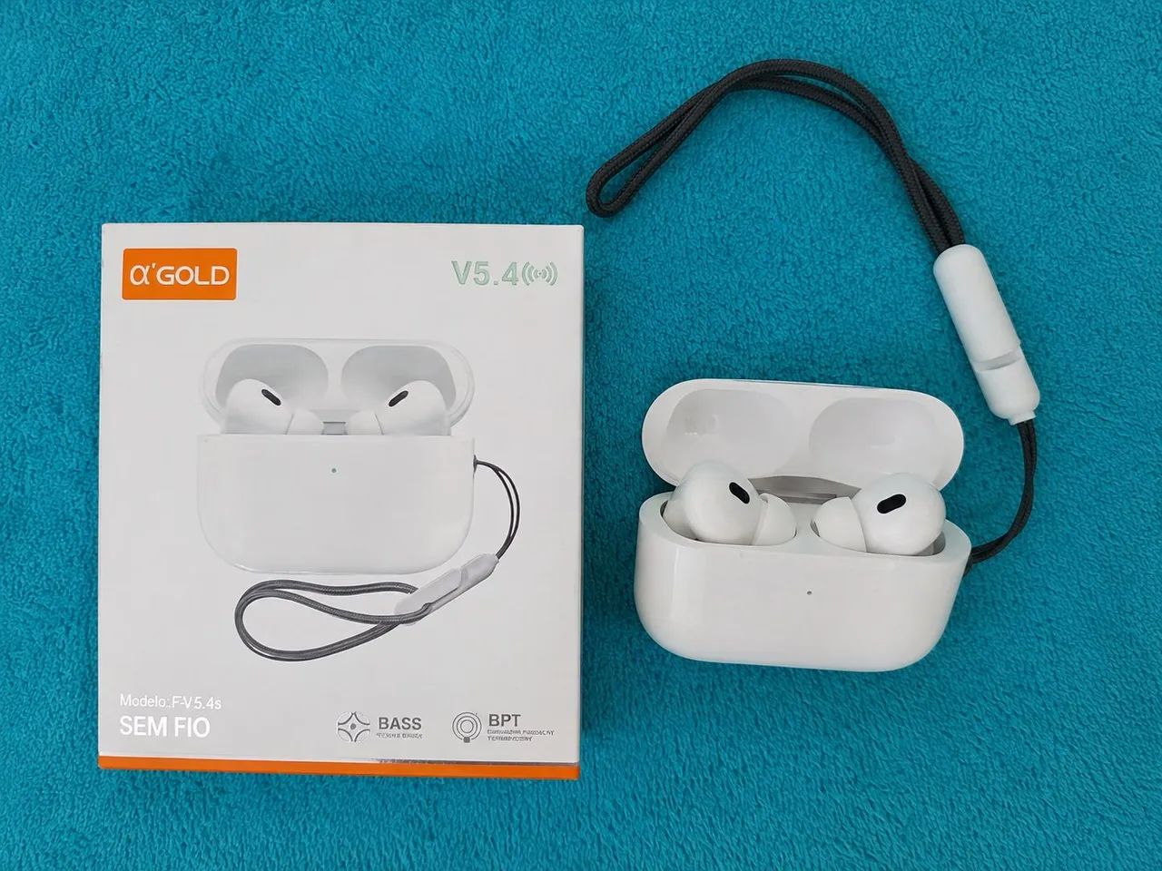 Fone de ouvido Bluetooth V5.4