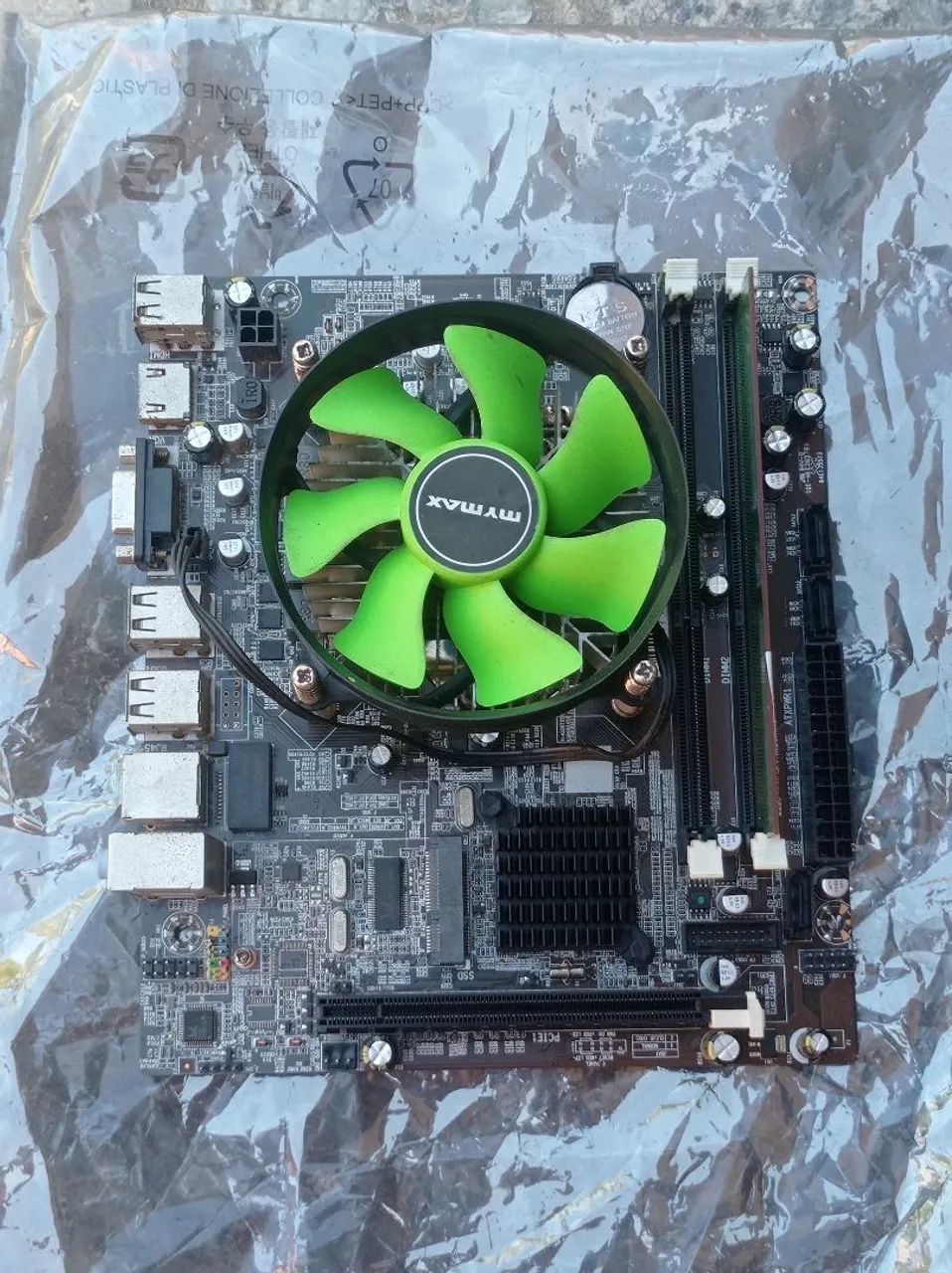 Kit de placa mãe + monitor 