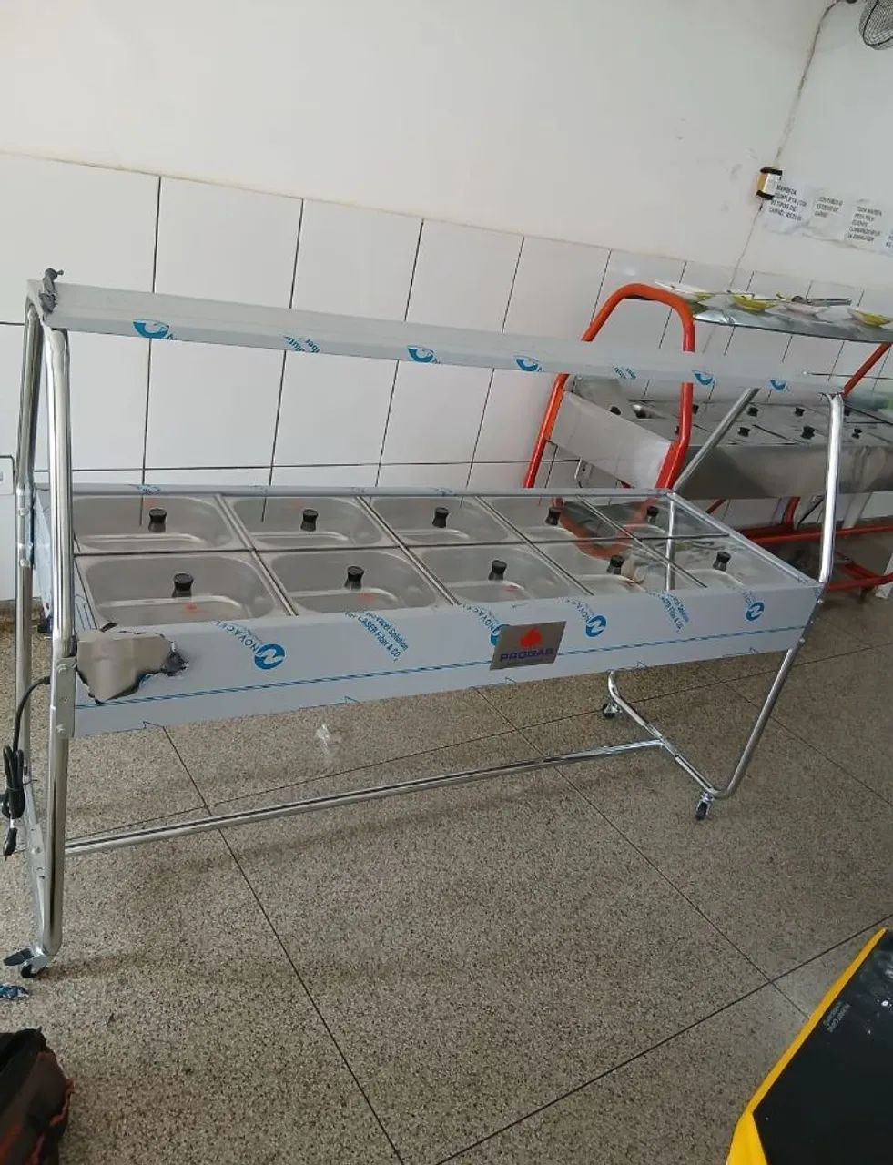 BUFFET TÉRMICO 10 CB T/ VIDRO PRB-10 PROGAS 220V - Foto 2