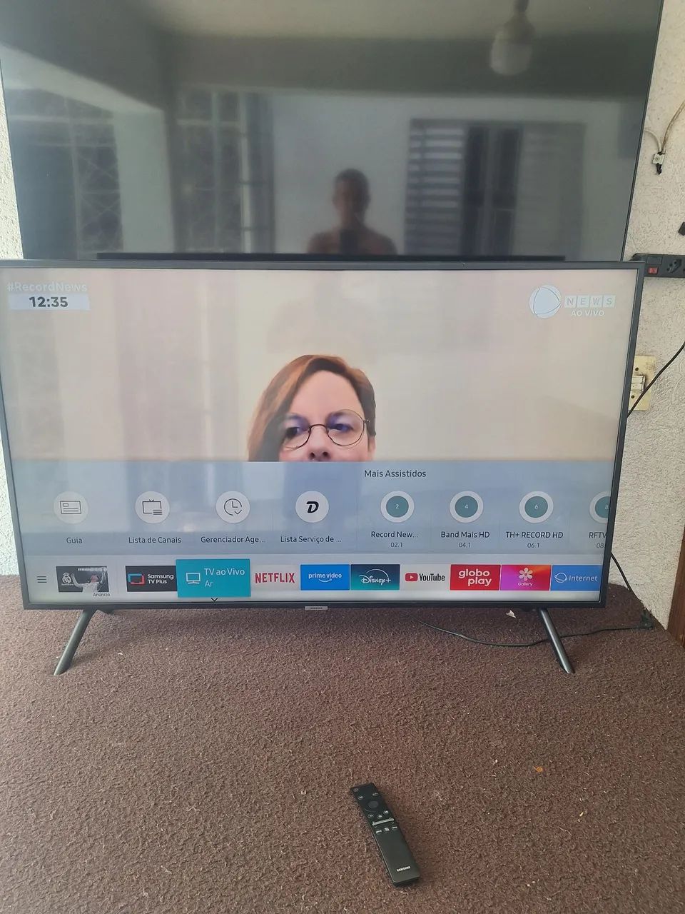 TV SMART SANSUNG 4K 50 POLEGADAS FUNCIONANDO PERFEITAMENTE SEM DETALHES ACEITO CARTÃO 