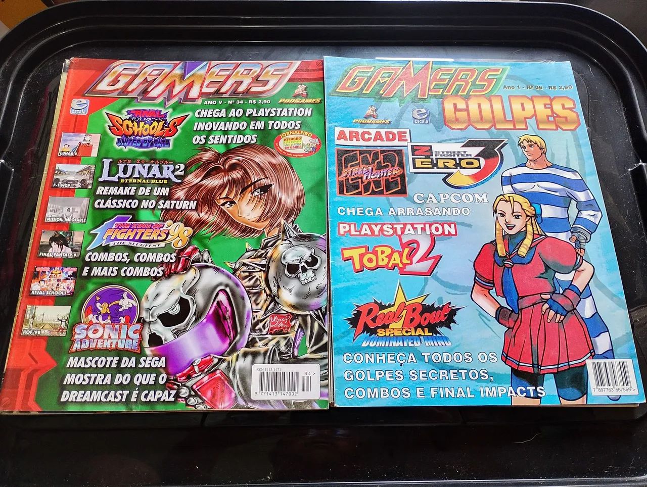 Lote com 10 revistas de games - Foto 2