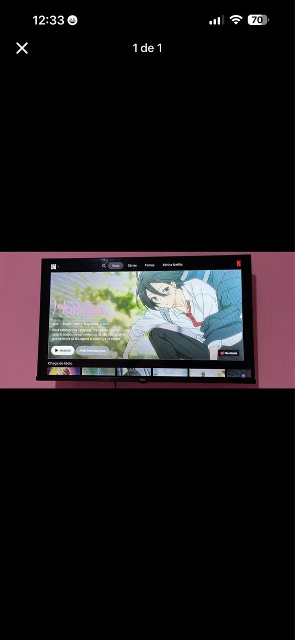 TV Smart TCL de "32" polegadas 