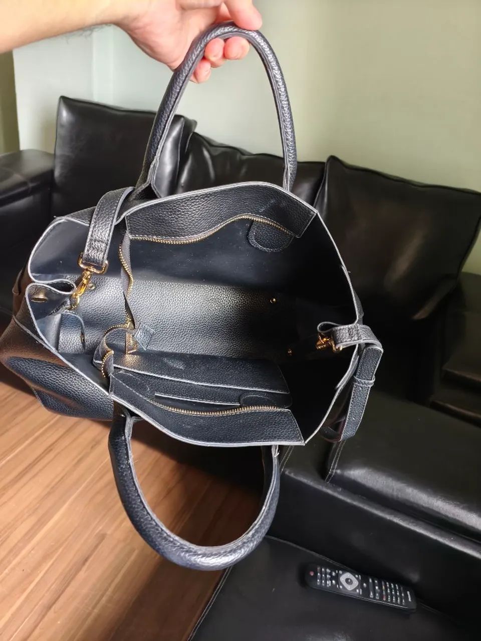 Bolsa grande de couro Constance  - Foto 4