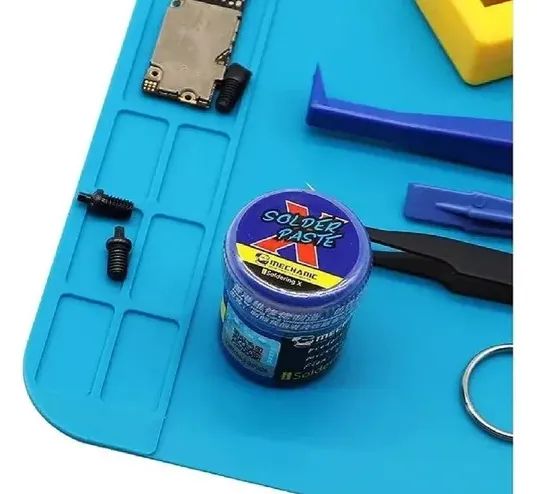 Manta Antiestática De Silicone Para Manutenção Celulares Bancada 30X20 - Foto 3