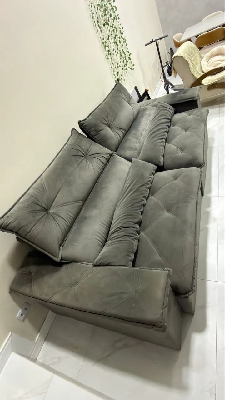 Sofá Reclinável 3,00 Super Macio 4 Lugares  - Foto 2