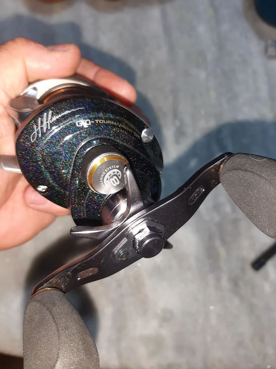 Vendo carretilha Marine Sports Lubina GTO Tounament By Jonnhy Hoffman - Foto 5