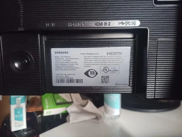 Samsung 22 Full HD HDMI DisplayPort - NO ESTADO - Foto 4