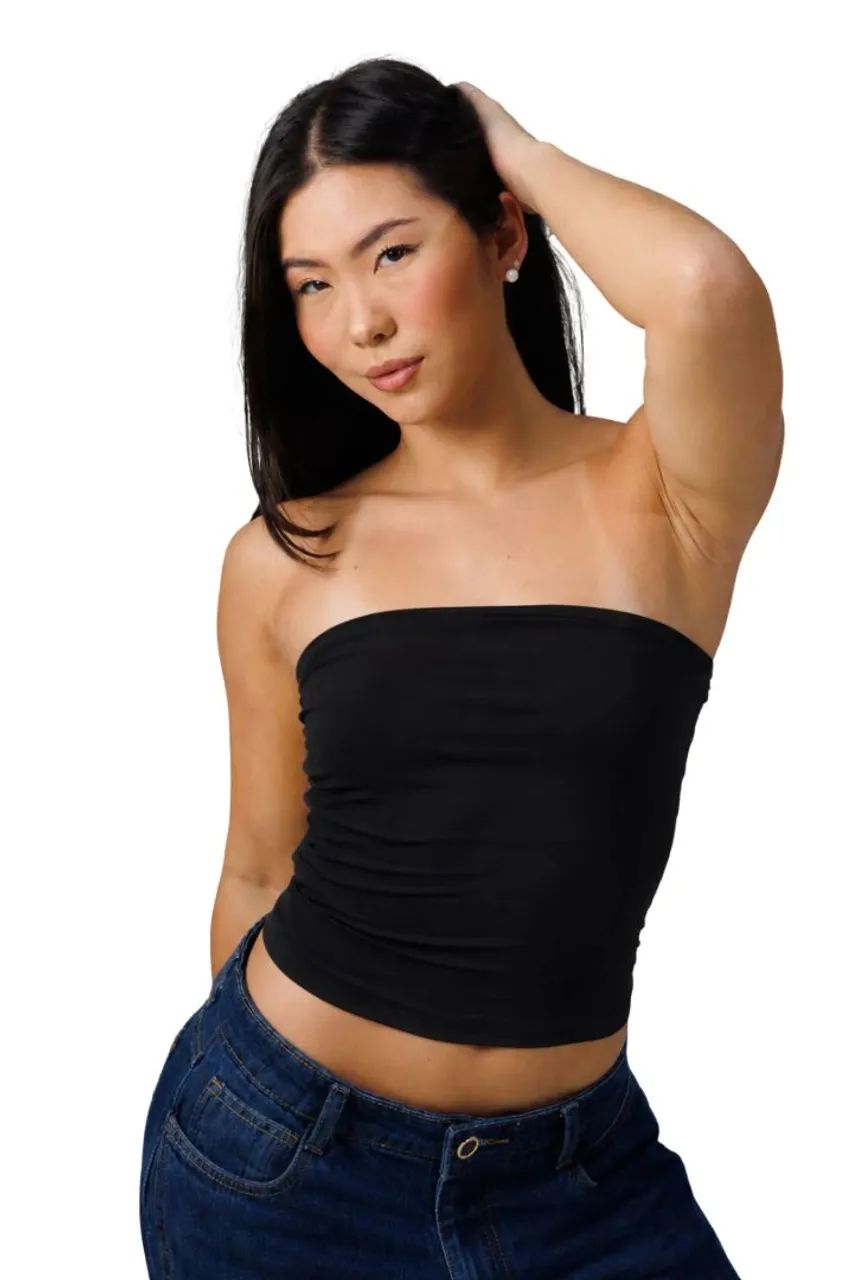 TUBE TOP PRETO - Foto 4