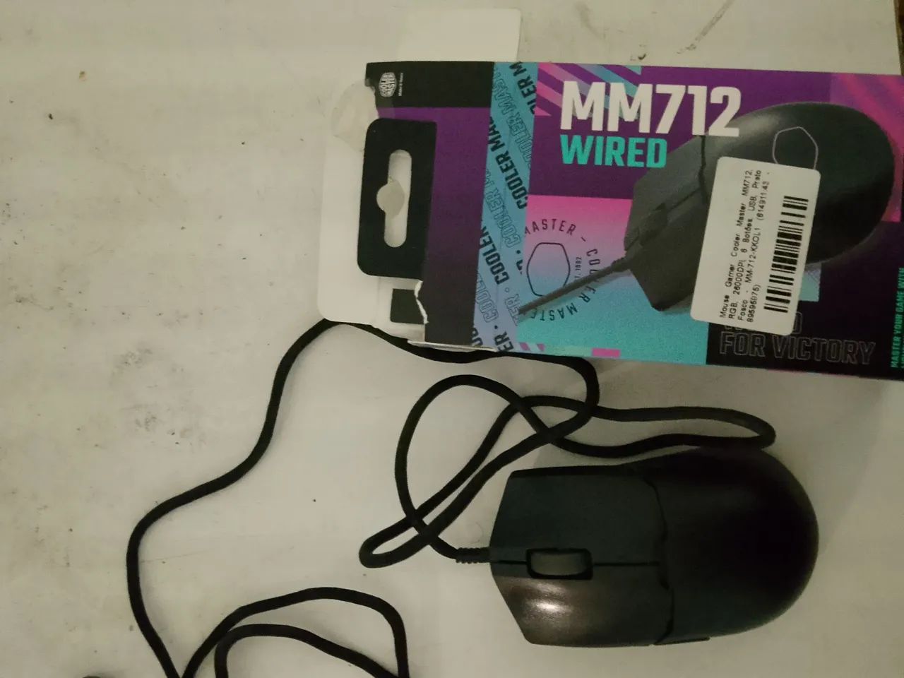 Mouse gamer cooler master paw 3395