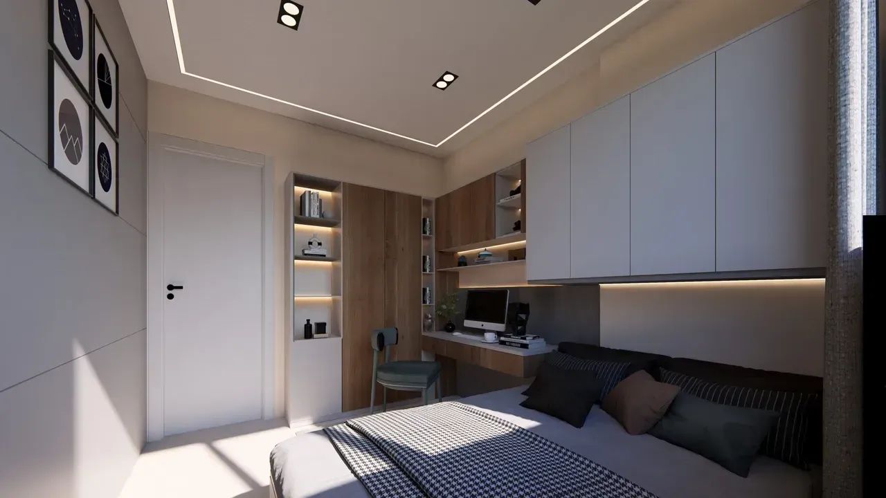 ARIA BOA VISTA 1 / 2 QUARTOS COM SUITE - Foto 4