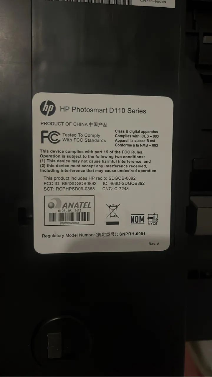 HP PHOTOSMART D110  - Foto 5