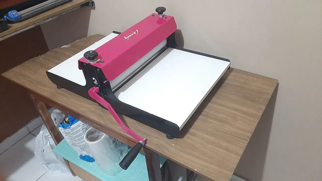 Máquina Manual de Corte e Vinco ArtMaq 40cm Nova - Foto 4