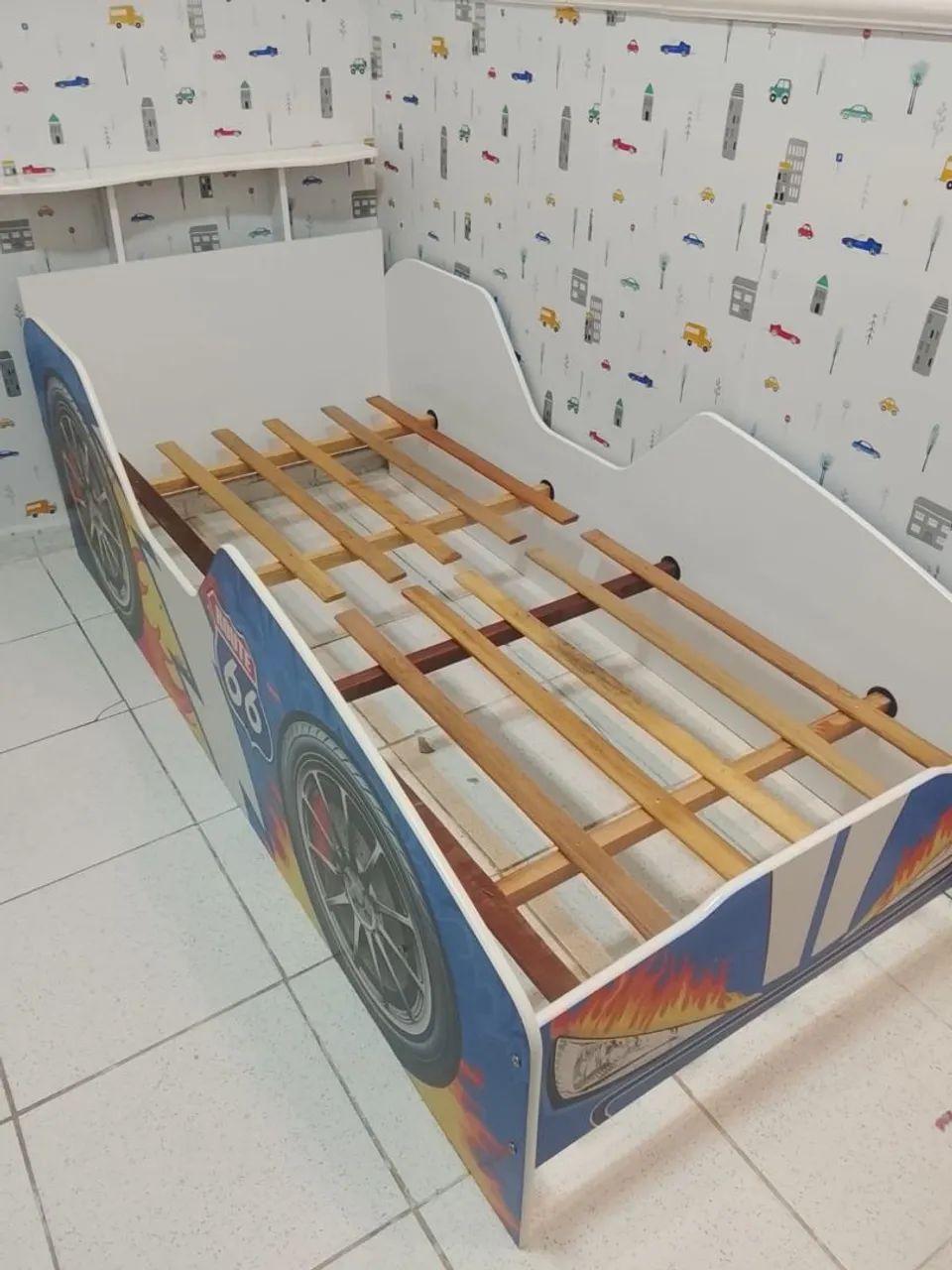Cama carrinho infantil - perfeita pra o quarto do seu filhão
