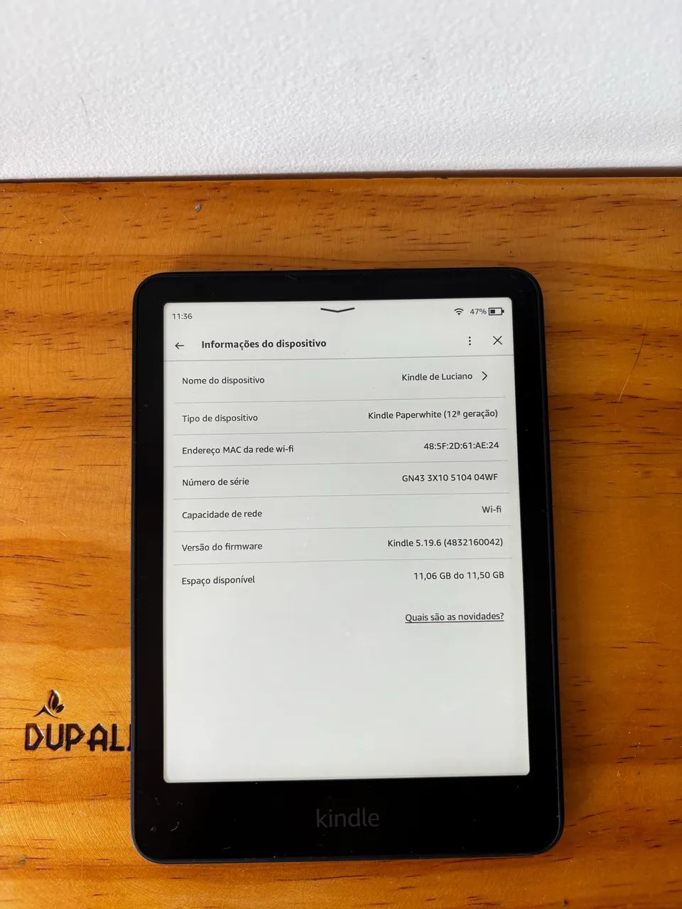 Kindle Paperwhite 12ª geração  - Foto 4