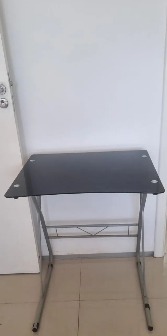 Mesa de escritório (mesa de vidro) 
