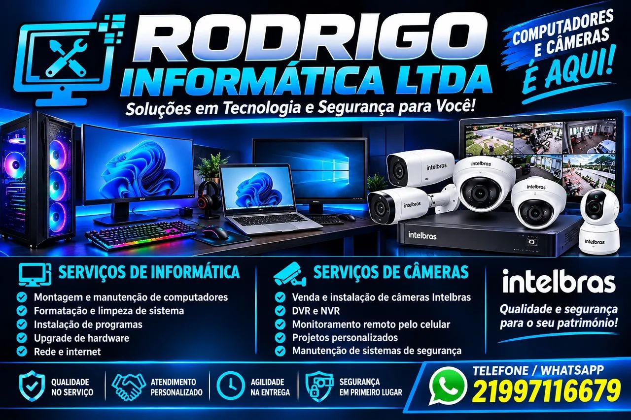 Técnico informática e CFTV