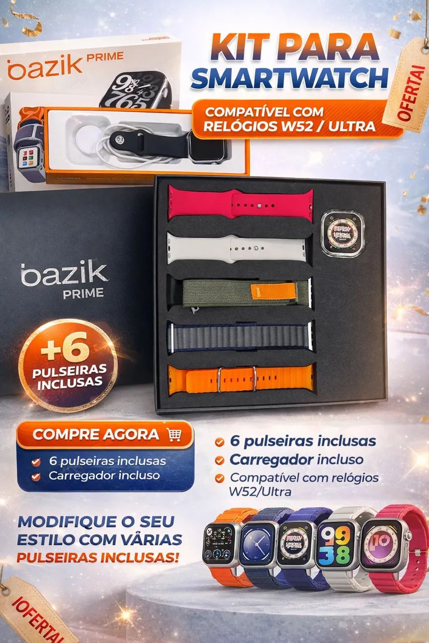 SMARTWATCH COMPLETO - OFERTA IMPERDÍVEl