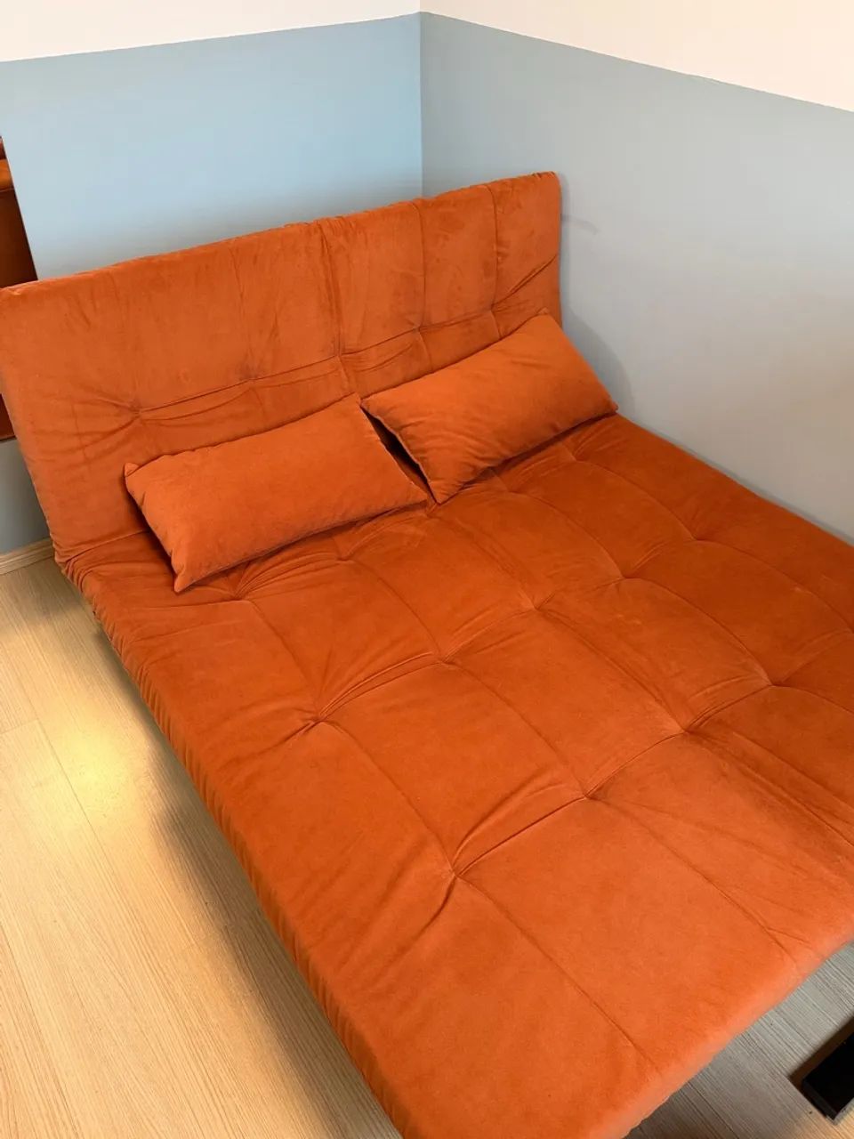 Sofá Cama versátil, Terracota - 1,90x1,25m - Foto 5