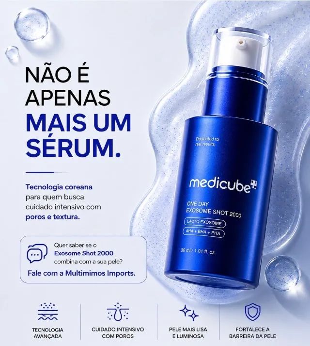 ONE DAY EXOSOME SHOT 2000 MEDICUBE - PRODUTO ORIGINAL - Foto 3