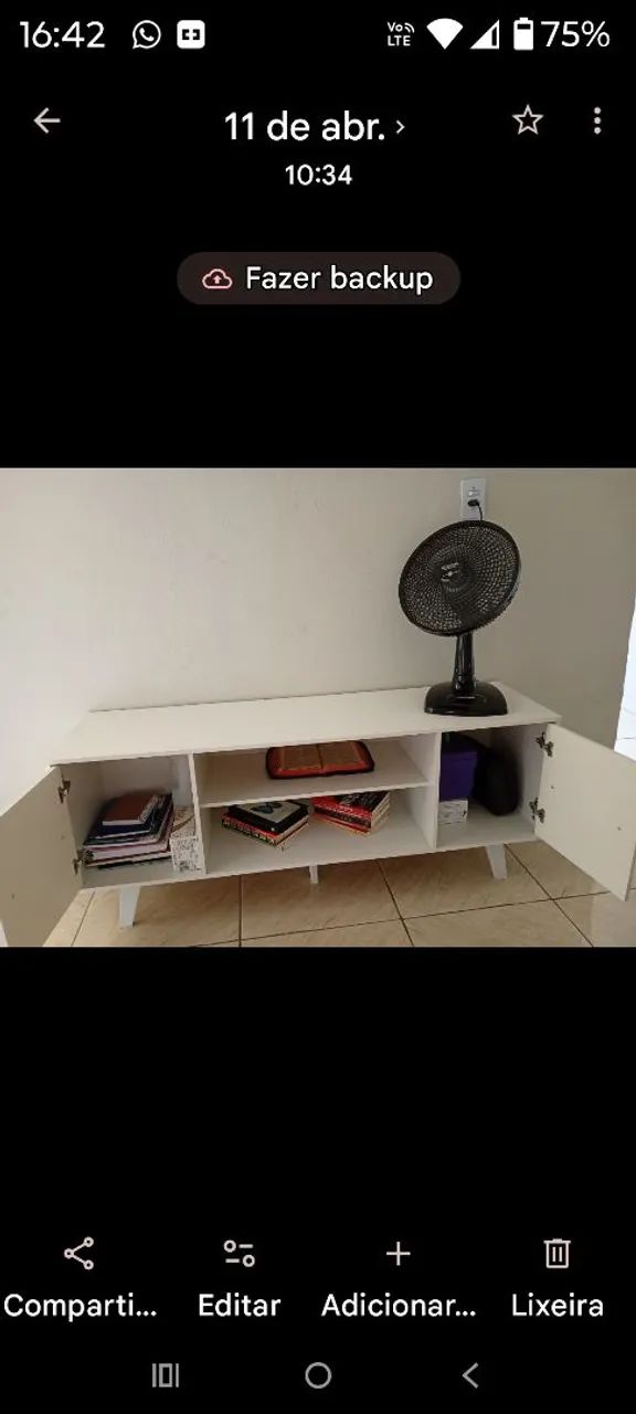  Endo uma arrack para tv até 50 polegadas usado porém em conservado a retirar  - Foto 2