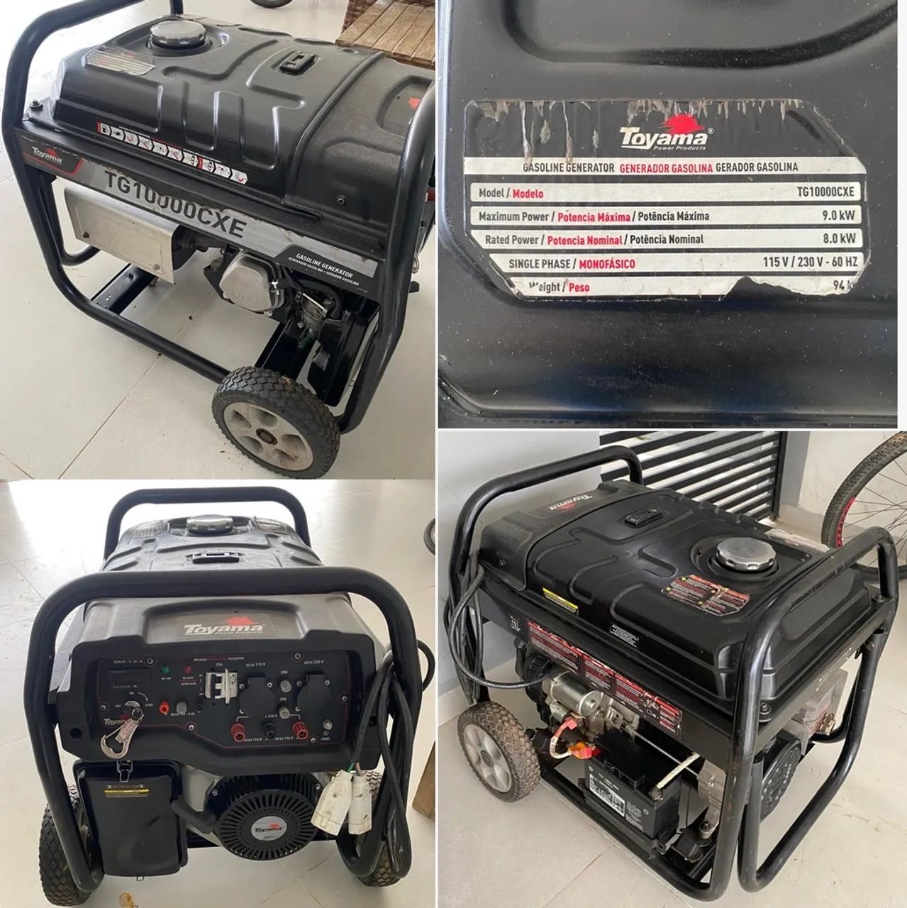 Gerador Toyama TG10000CXE