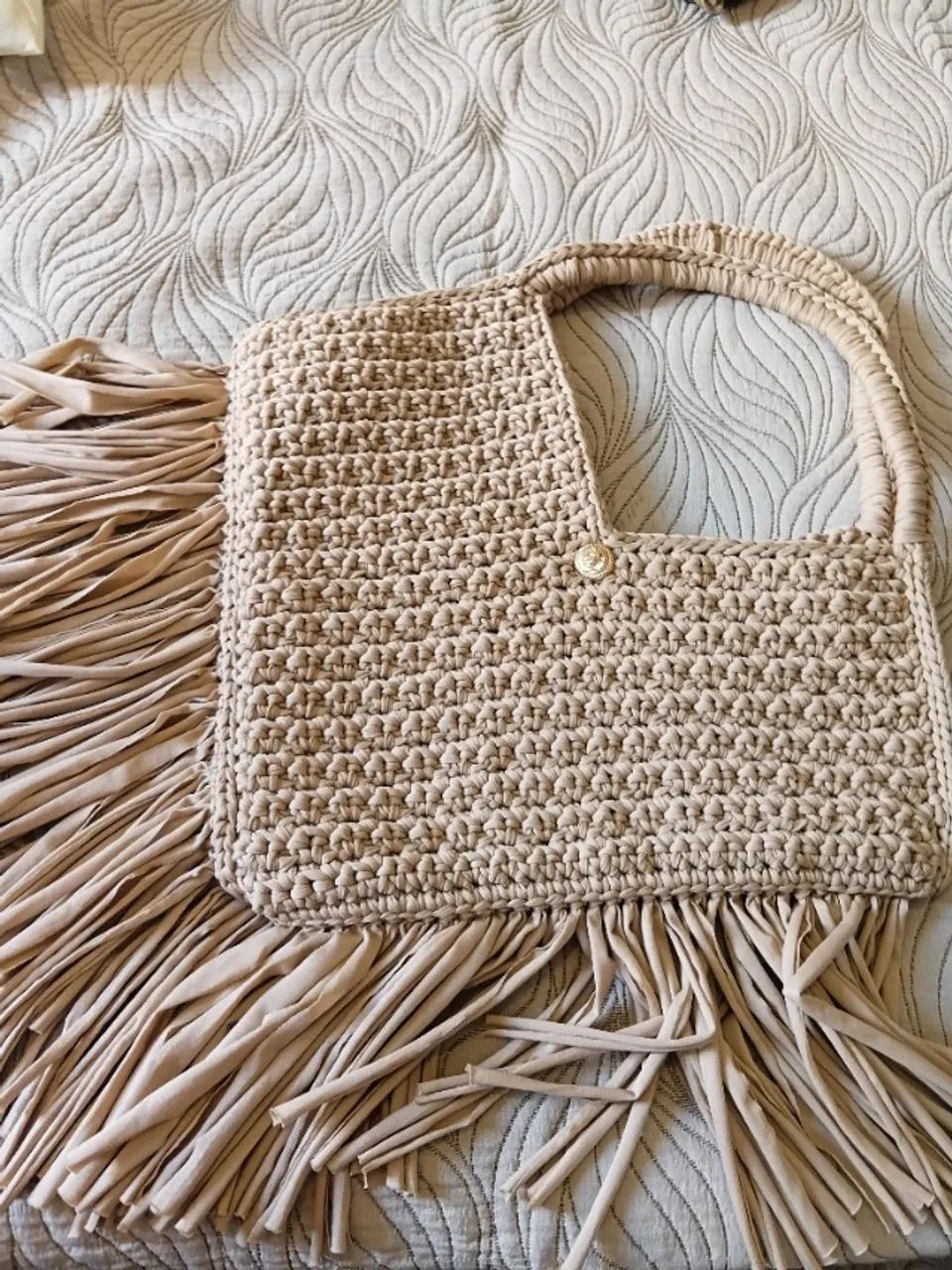 Bolsa Croche Fio de malha - Foto 2