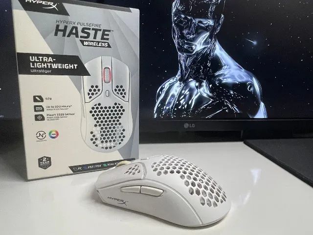 Hyperx Pulsefire Haste Wirelless Branco
