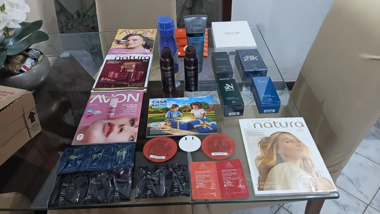 Vendas produtos de beleza 