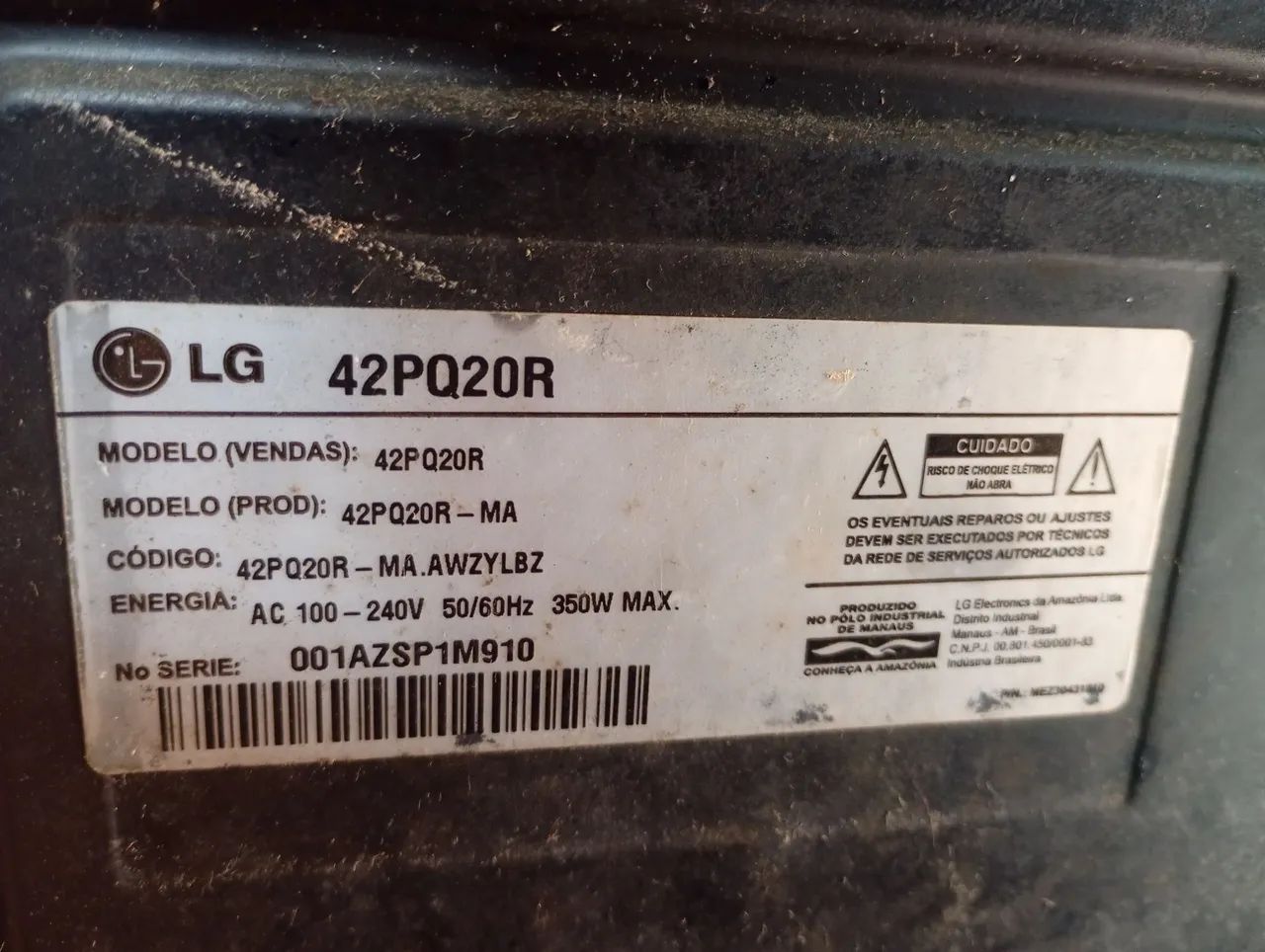 Tv Plasma LG 42PQ20R  - Foto 2